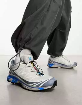 Кроссовки Salomon XT-6 Goretex в кремневом и призрачно-сером цветах