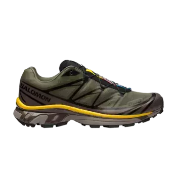 Кроссовки Salomon XT-6 Olive Night Sulphur, зеленый