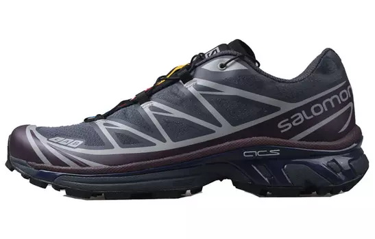 Кроссовки Salomon XT-6 унисекс, черный/фиолетовый