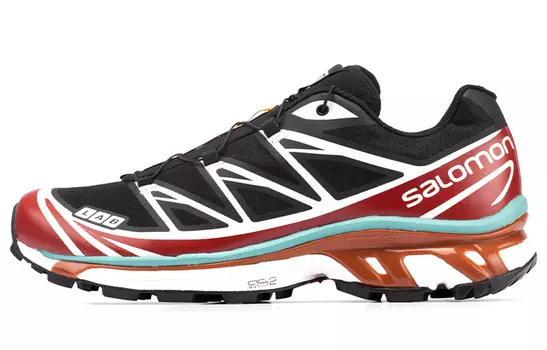 Кроссовки Salomon XT-6 унисекс, черный/красный