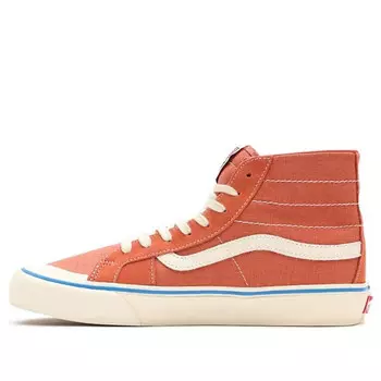 Кроссовки salt wash sk8-hi 138 decon sf orange Vans, оранжевый
