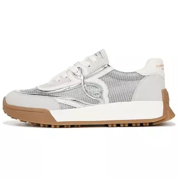 Кроссовки SAM EDELMAN Lifestyle Shoes Women's Low-top Silver Gray, серый