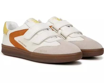 Кроссовки Sam Edelman Talia, цвет Optic White/Retro Orange/Yellow