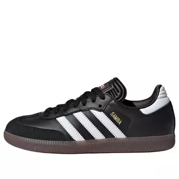 Кроссовки samba 'black white gum' Adidas, черный