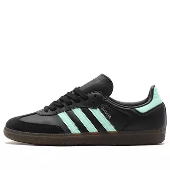 Кроссовки samba og 'clear mint pack' Adidas, черный