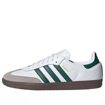 Кроссовки samba og 'cloud white collegiate green' Adidas, белый