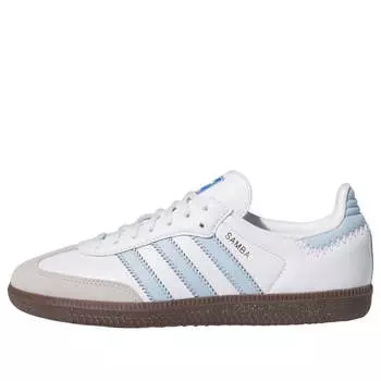 Кроссовки samba og 'cloud white light blue' Adidas, белый