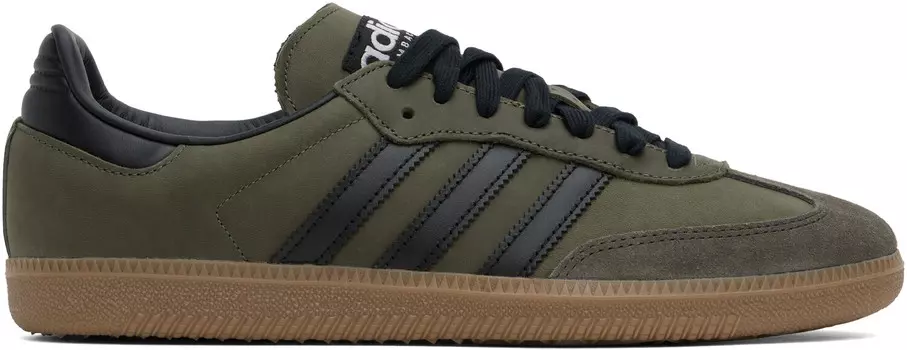 Кроссовки Samba OG цвета хаки и темно-серого цвета Adidas Originals