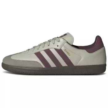 Кроссовки SAMBA OG Lifestyle Унисекс На низком ходу Коричневого цвета Adidas Originals