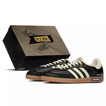 Кроссовки SAMBA OG Lifestyle Унисекс С Низким берцем Черного/Белого цвета Adidas Originals