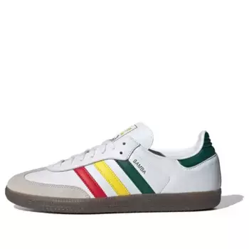 Кроссовки samba og 'rasta 'white' Adidas, белый