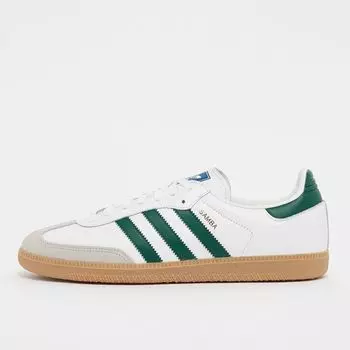 Кроссовки Samba OG Sneaker adidas Originals, цвет ftwr white/collegiate green/gum 3