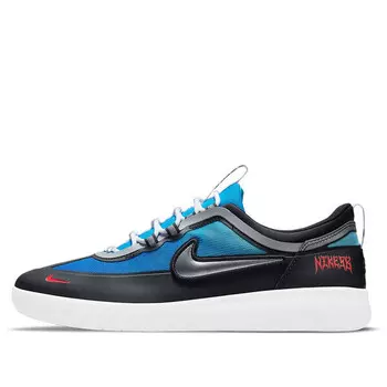 Кроссовки samborghini x nyjah free 2 premium sb 'light photo blue crimson' Nike, черный