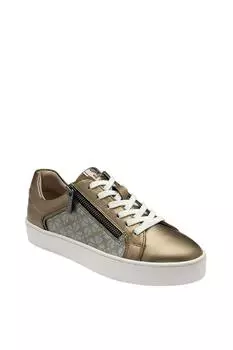 Кроссовки 'Sander' Leather Casual Trainers Lotus, коричневый