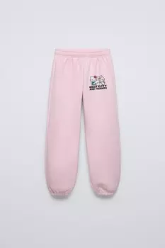 Кроссовки sanrio joggers от hello kitty and friends ZARA, розовый