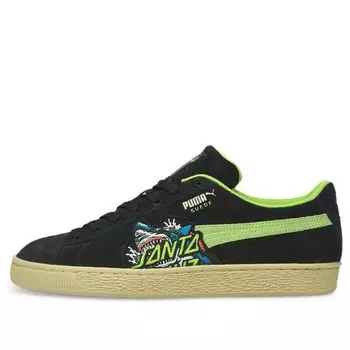 Кроссовки santa cruz x suede 'shark' Puma, черный