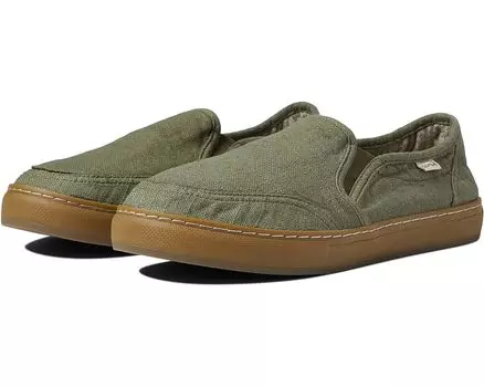Кроссовки Sanuk Tideline Hemp, цвет Washed Dark Olive