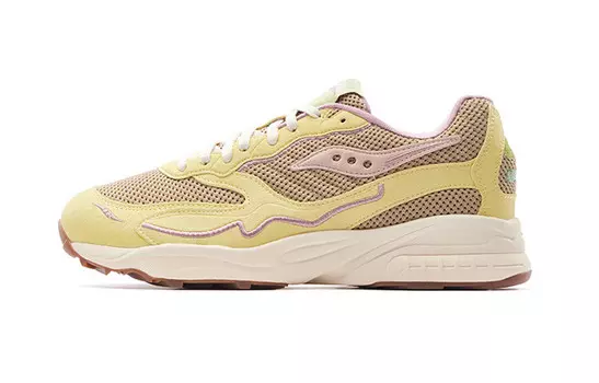 Кроссовки saucony 3D Grid Hurricane Mushroom, цвет Earth Yellow