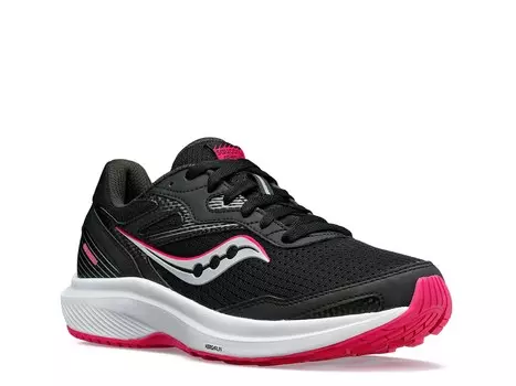 Кроссовки Saucony Cohesion 16, черный/белый/ярко-розовый
