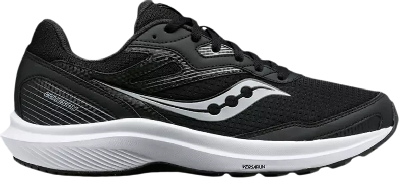 Кроссовки Saucony Cohesion 16 Wide Black White, черный