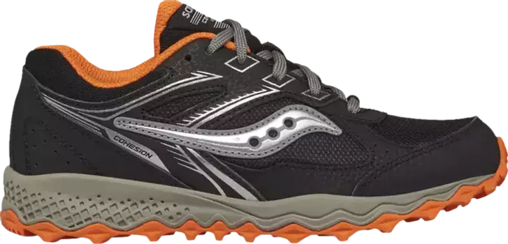 Кроссовки Saucony Cohesion TR14 Lace Big Kid Black Orange, черный