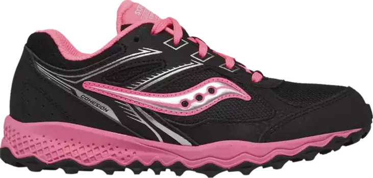 Кроссовки Saucony Cohesion TR14 Lace Big Kid Black Pink, черный