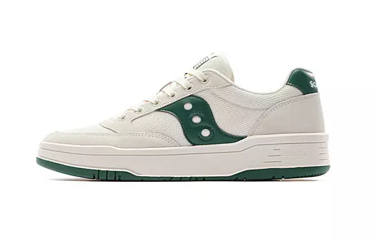Кроссовки saucony Cross 90 Lifestyle Shoes Unisex Low-top Beige/Green, зеленый