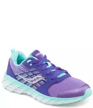 Кроссовки Saucony для девочек Wind 2.0 (для малышей), фиолетовый