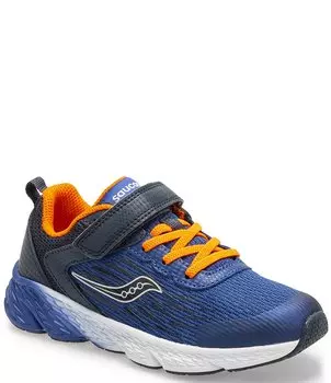 Кроссовки Saucony для мальчиков с альтернативной ветровой застежкой (для малышей), синий