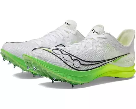 Кроссовки Saucony Endorphin Cheetah, цвет White/Slime