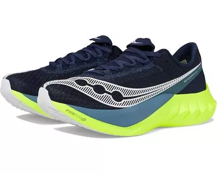 Кроссовки Saucony Endorphin Pro 4, цвет Navy/Citron