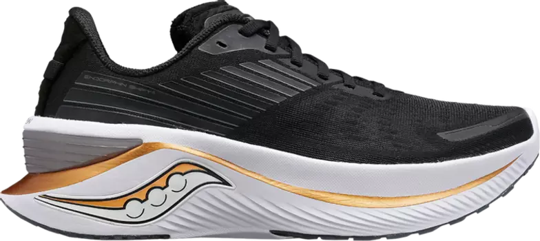Кроссовки Saucony Endorphin Shift 3 Wide Black Goldstruck, черный
