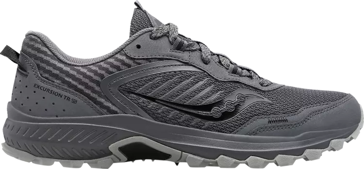 Кроссовки Saucony Excursion TR15 Shadow Black, серый