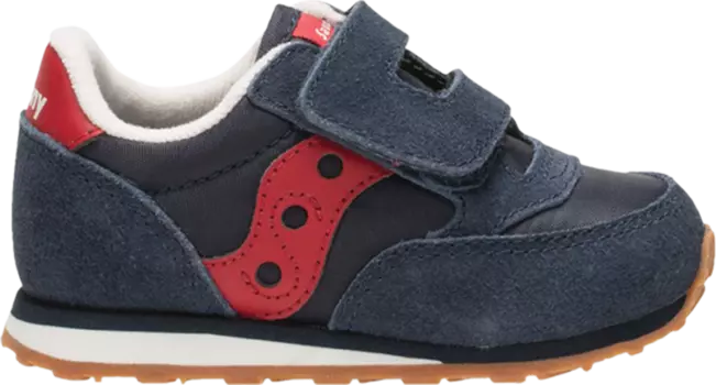 Кроссовки Saucony Jazz Hook & Loop Little Kid Navy Red, синий