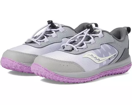 Кроссовки Saucony Kids Aura KDZ, цвет Grey/Purple