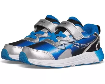 Кроссовки Saucony Kids Flash A/C 3.0 JR, цвет Black/Blue/Chrome