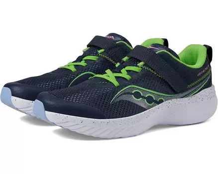 Кроссовки Saucony Kids Kinvara 14 A/C Sneakers, цвет Navy/Green