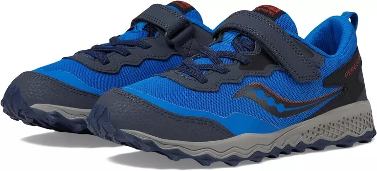Кроссовки Saucony Kids Peregrine Shield KDZ A/C Sneakers, цвет Blue/Black