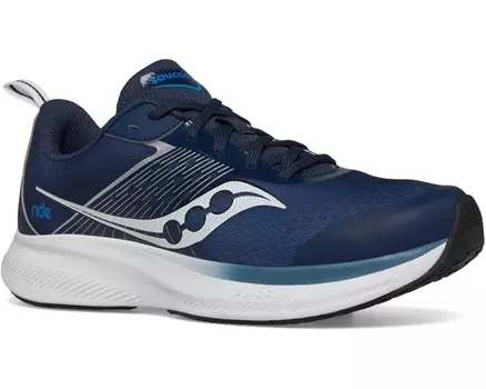 Кроссовки Saucony Kids Ride KDZ, цвет Navy/Silver