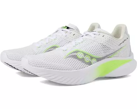 Кроссовки Saucony Kinvara 14, цвет White/Slime