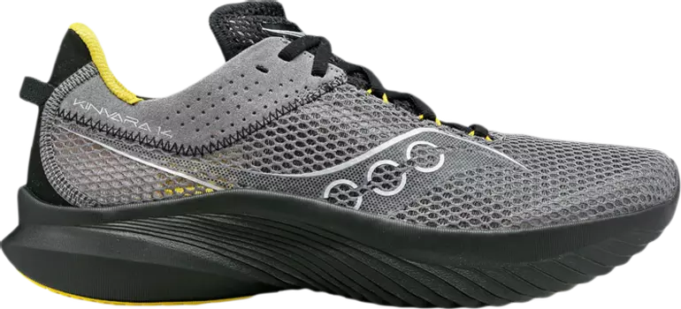 Кроссовки Saucony Kinvara 14 Gravel Black, серый