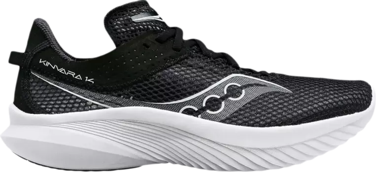 Кроссовки Saucony Kinvara 14 Wide Black White, черный