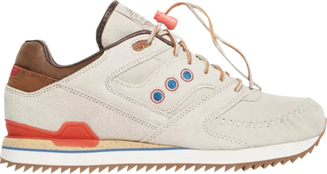 Кроссовки Saucony Lapstone and Hammer x Courageous Moc Two Rivers - Bone, белый