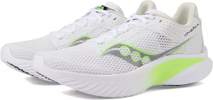 Кроссовки Saucony Men's Kinvara 14, цвет White/Slime
