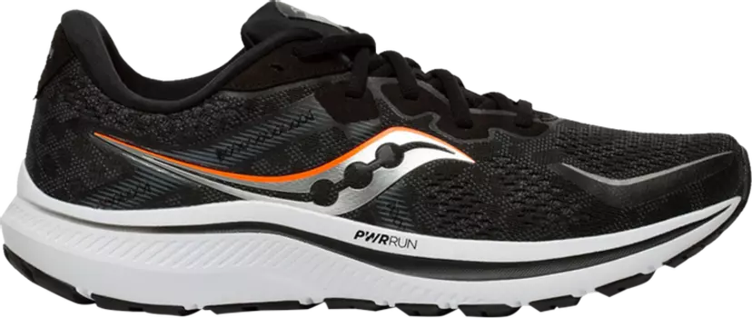 Кроссовки Saucony Omni 20 Wide Black White, черный