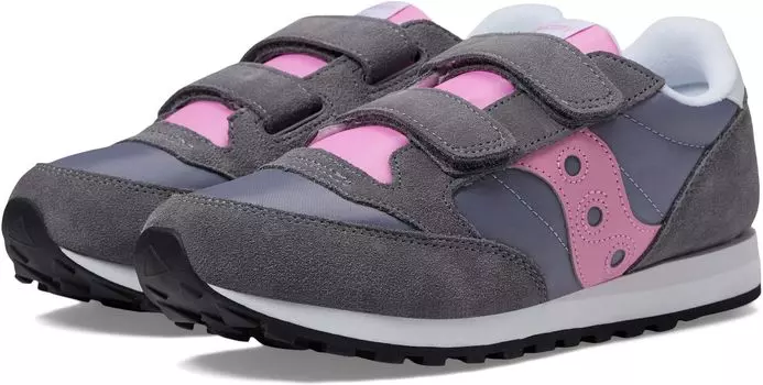 Кроссовки Saucony Originals Jazz Double Hook & Loop, цвет Grey/Pink