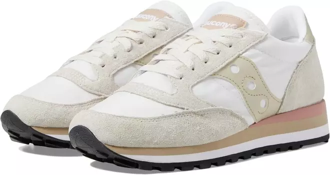 Кроссовки Saucony Originals Jazz Triple, цвет Light Grey/Gold