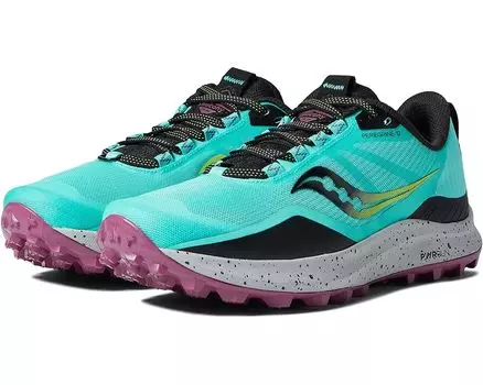 Кроссовки Saucony Peregrine 12, цвет Cool Mint/Acid