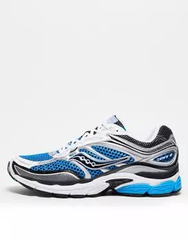 Кроссовки Saucony Progrid Omni 9 королевского и серебристого цвета