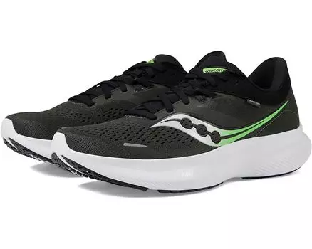 Кроссовки Saucony Ride 16, цвет Umbra/Slime